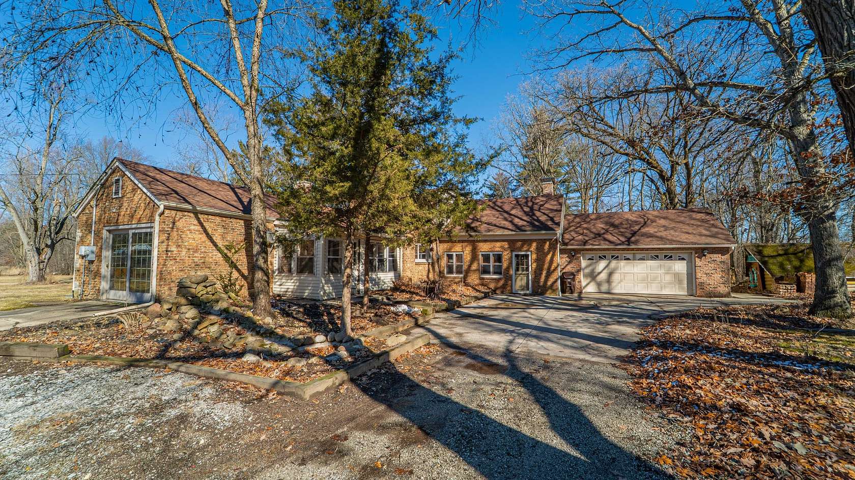 3 Acres of Residential Land with Home for Sale in Cedar Lake, Indiana