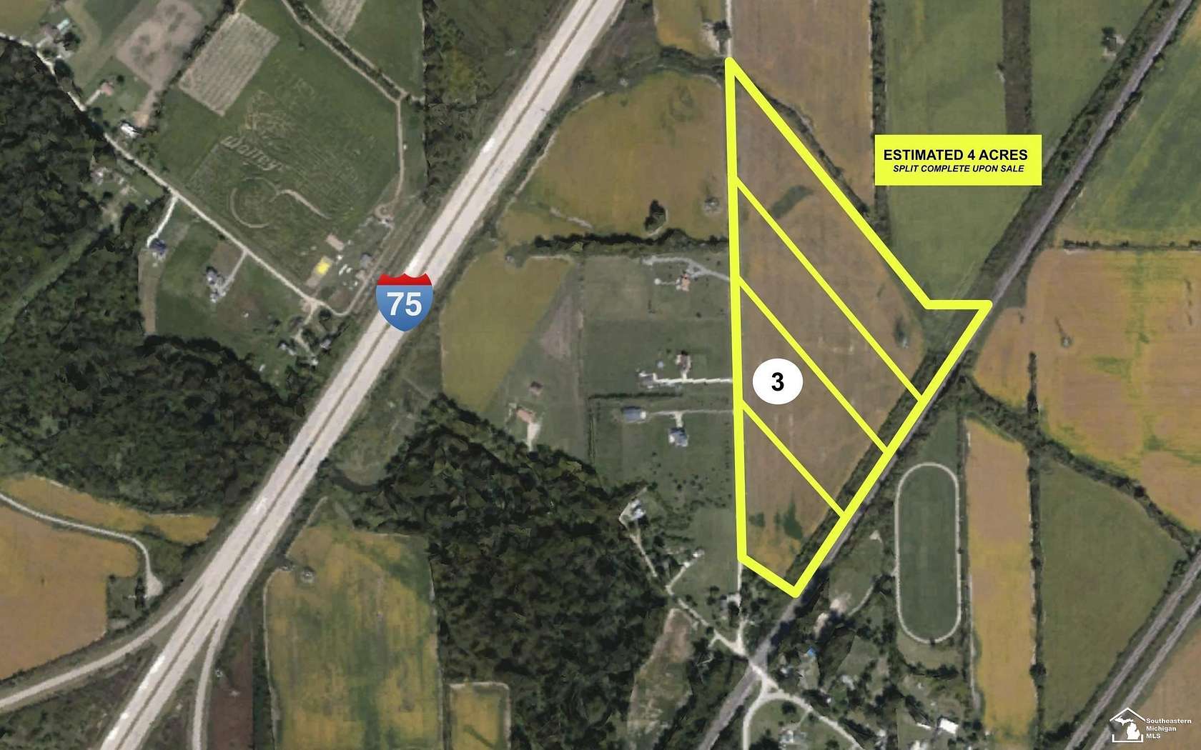 4 Acres of Residential Land for Sale in Monroe, Michigan