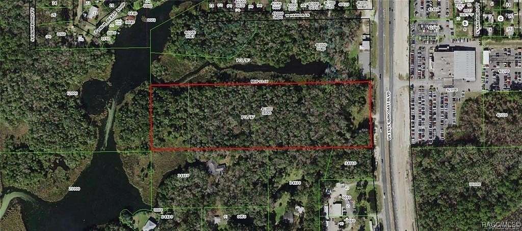 9.87 Acres of Commercial Land for Sale in Homosassa, Florida