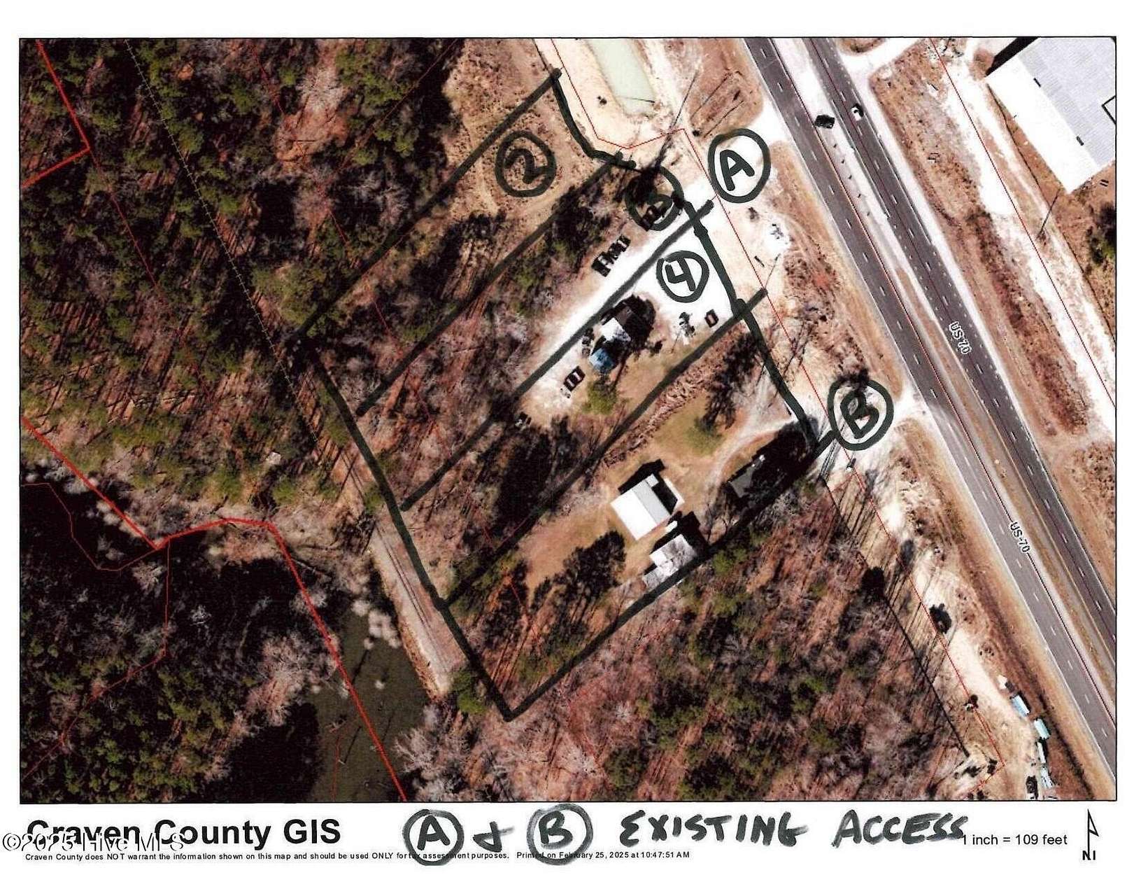 4.3 Acres of Land for Sale in New Bern, North Carolina