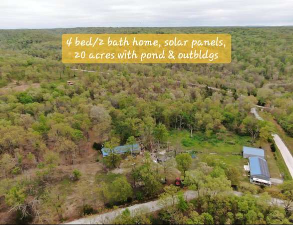 20 Acres of Land with Home for Sale in Bruner, Missouri
