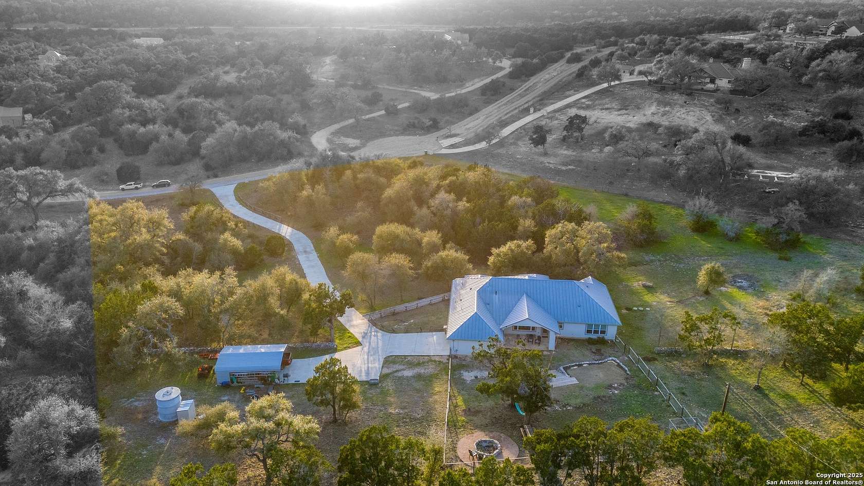 5 Acres of Residential Land with Home for Sale in New Braunfels, Texas