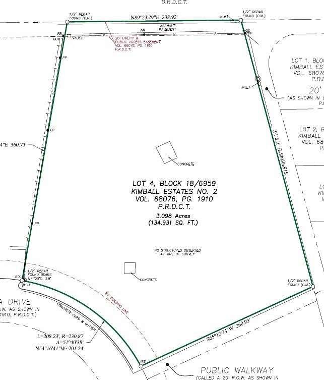 3 Acres of Residential Land for Sale in Dallas, Texas