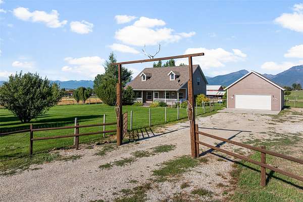 5 Acres of Residential Land with Home for Sale in Stevensville, Montana