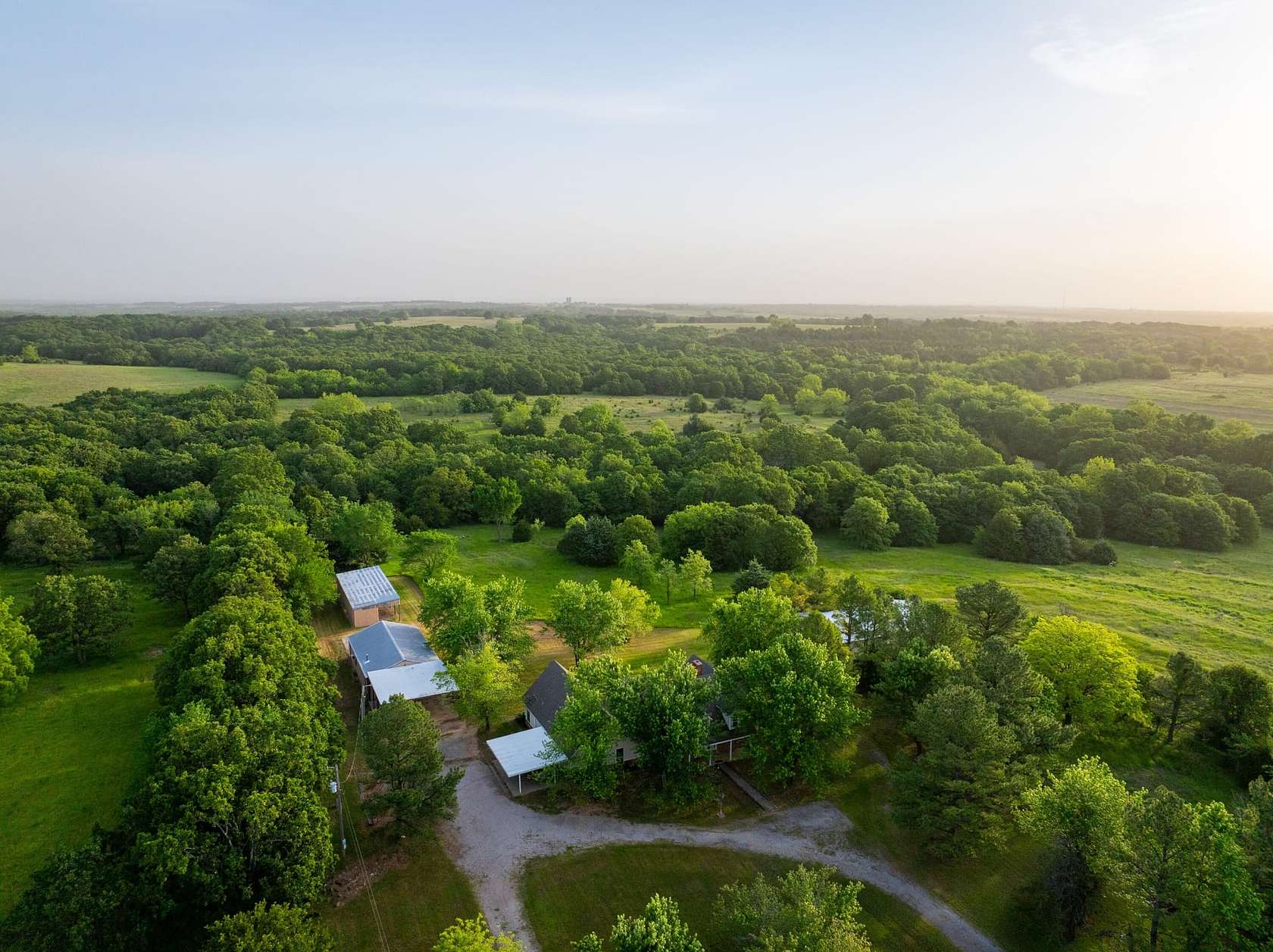 5 Acres of Land with Home for Sale in Meeker, Oklahoma