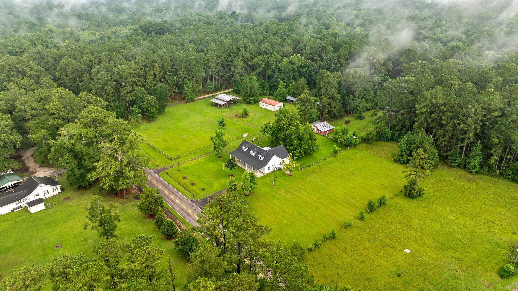 7.18 Acres of Land with Home for Sale in Jamestown, South Carolina