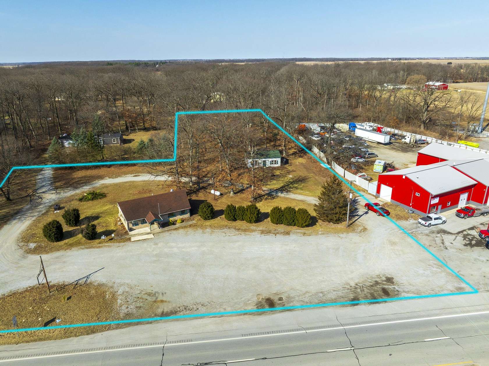 3.29 Acres of Improved Mixed-Use Land for Sale in Lowell, Indiana