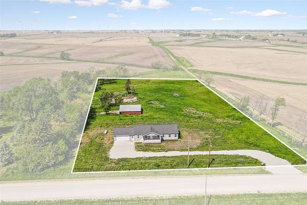 5.1 Acres of Land with Home for Sale in Dexter, Iowa