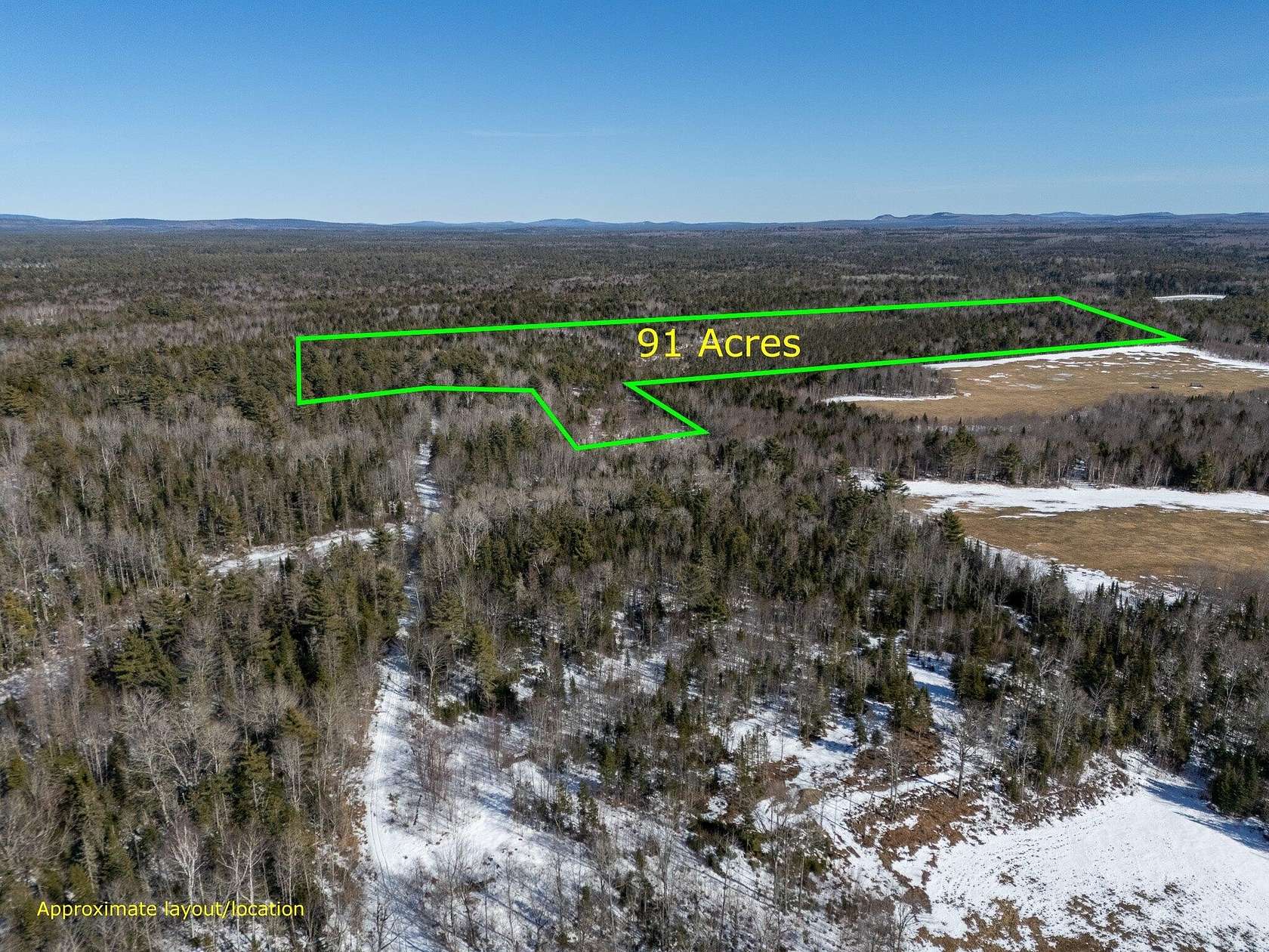 91 Acres of Land for Sale in Greenfield Township, Maine
