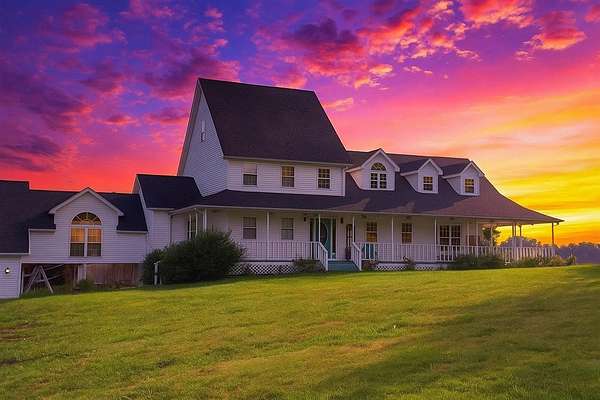 6.5 Acres of Residential Land with Home for Sale in Morgantown, Kentucky