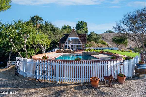 33.3 Acres of Agricultural Land with Home for Sale in Santa Ynez, California