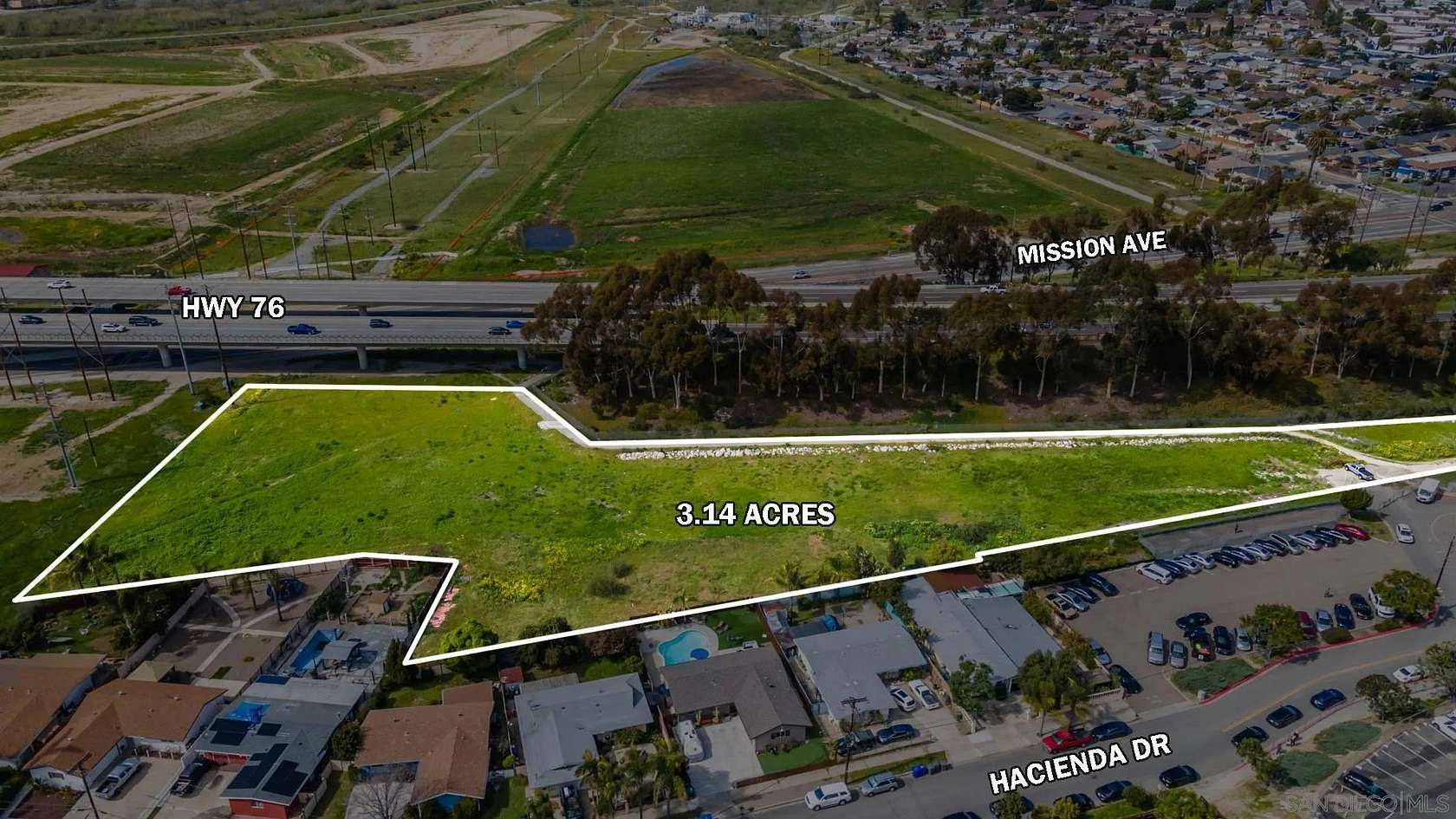 3.14 Acres of Commercial Land for Sale in Oceanside, California