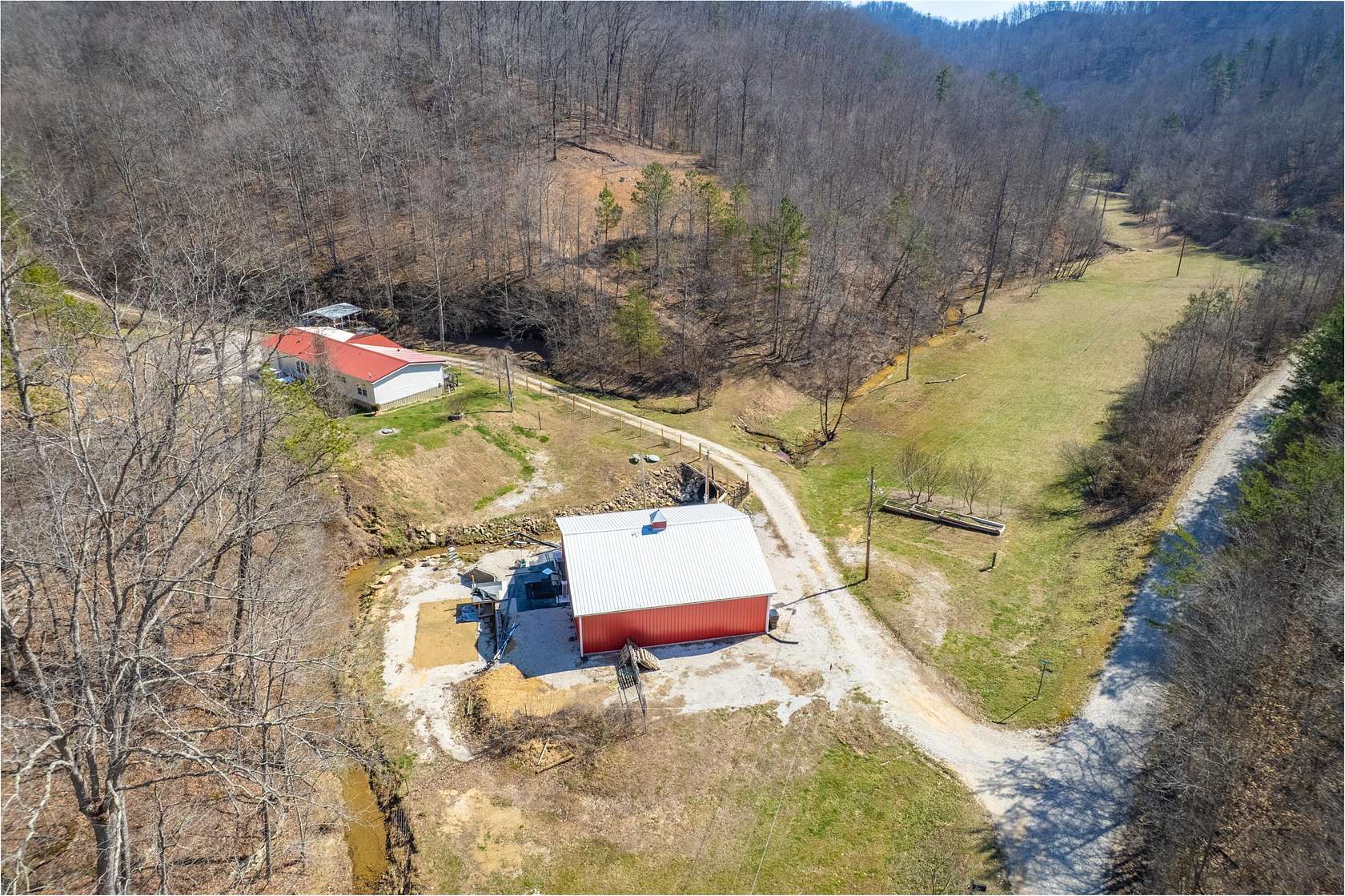 170 Acres of Land with Home for Sale in Salyersville, Kentucky
