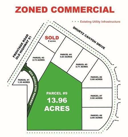 14 Acres of Mixed-Use Land for Sale in Cedar City, Utah