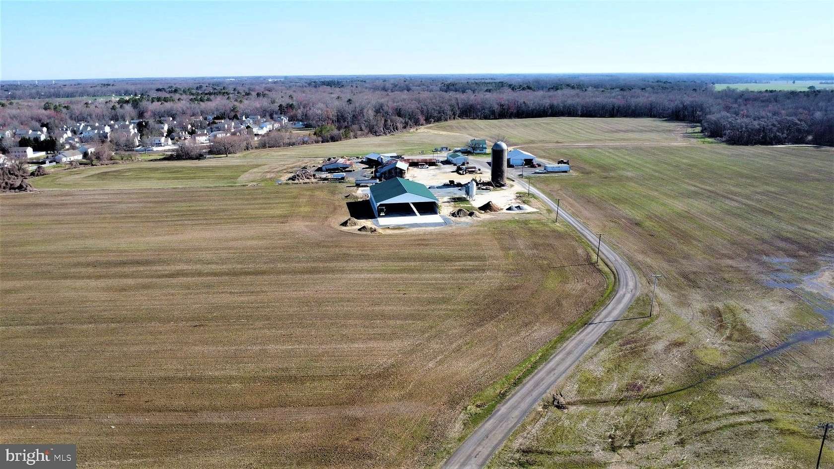 124 Acres of Agricultural Land with Home for Sale in Easton, Maryland