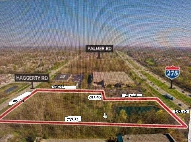 4.85 Acres of Commercial Land for Sale in Canton, Michigan