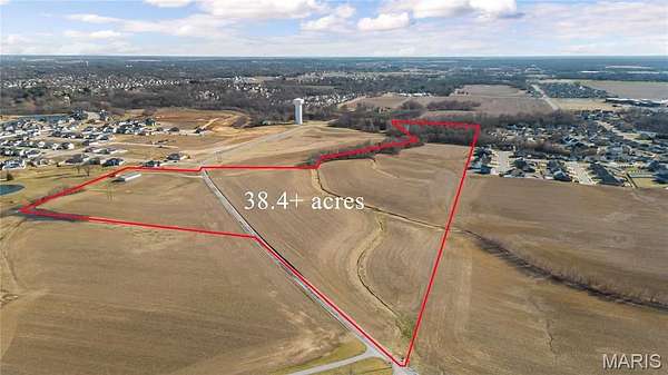 39.7 Acres of Agricultural Land for Sale in O'Fallon, Illinois