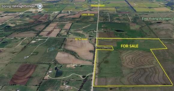 193 Acres of Land for Sale in Spring Hill, Kansas