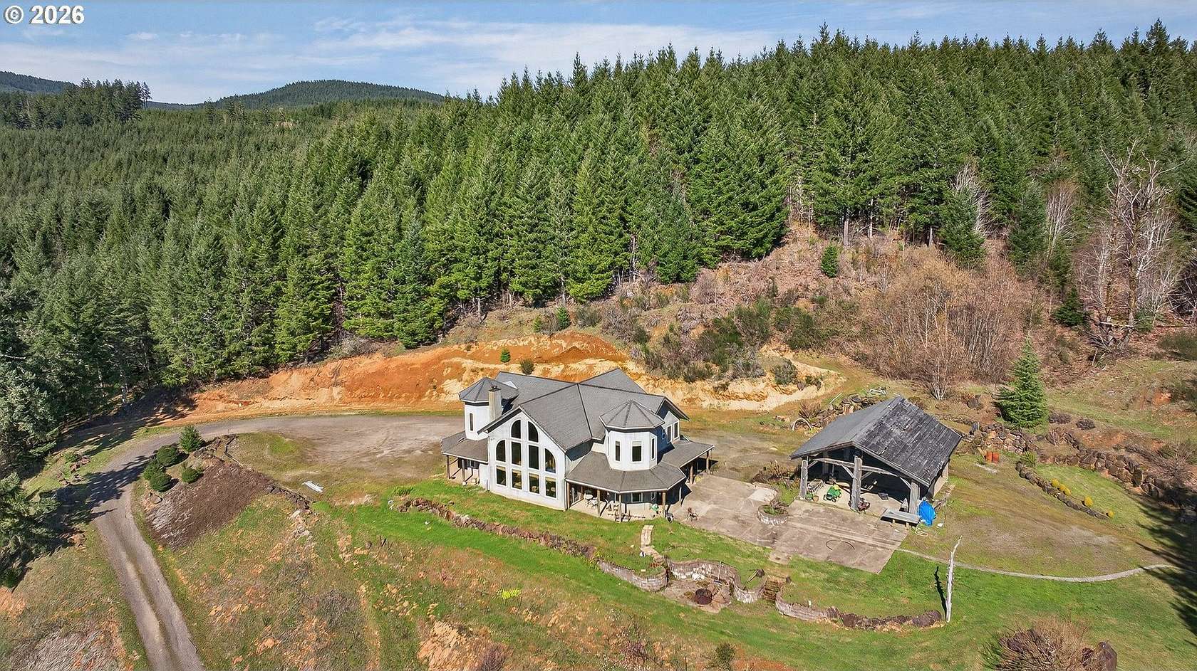 24.2 Acres of Land with Home for Sale in Yamhill, Oregon