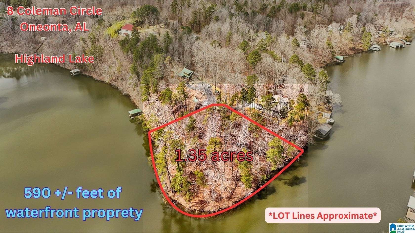 1.35 Acres of Residential Land for Sale in Oneonta, Alabama