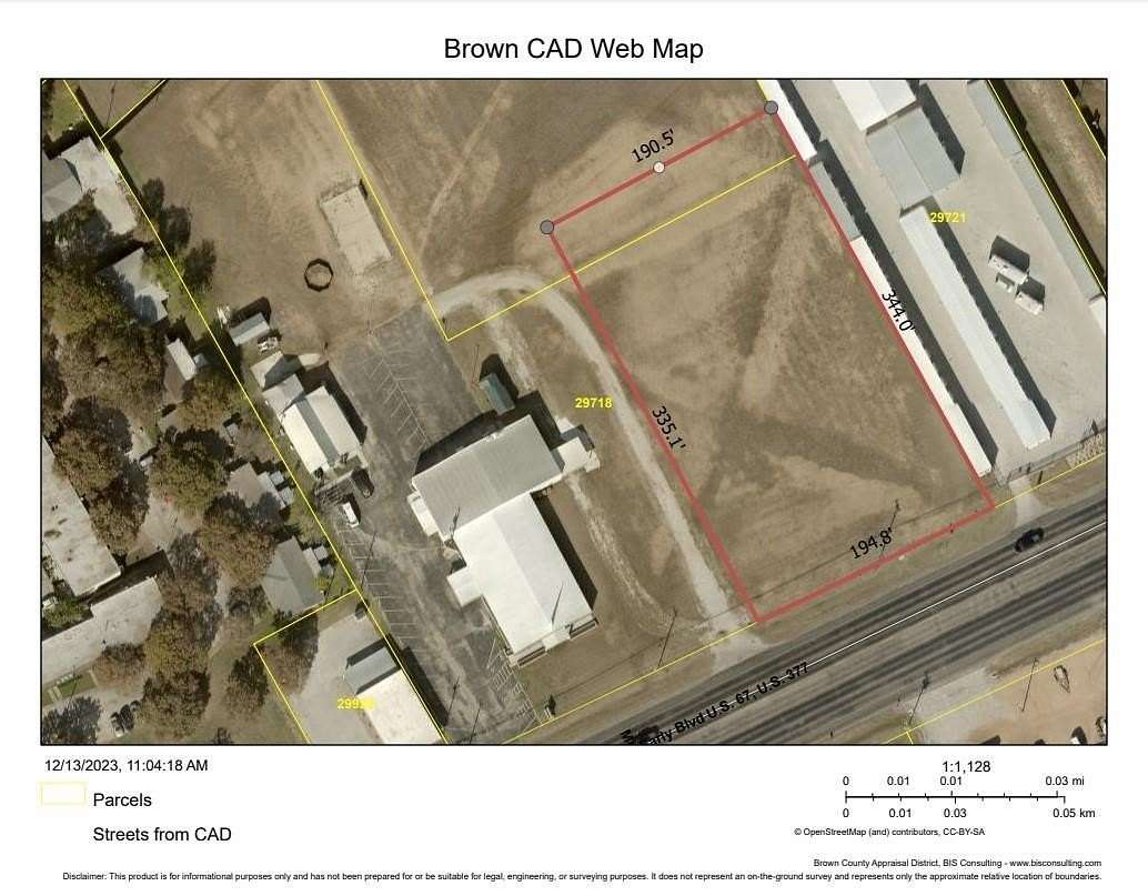 1.5 Acres of Mixed-Use Land for Sale in Early, Texas