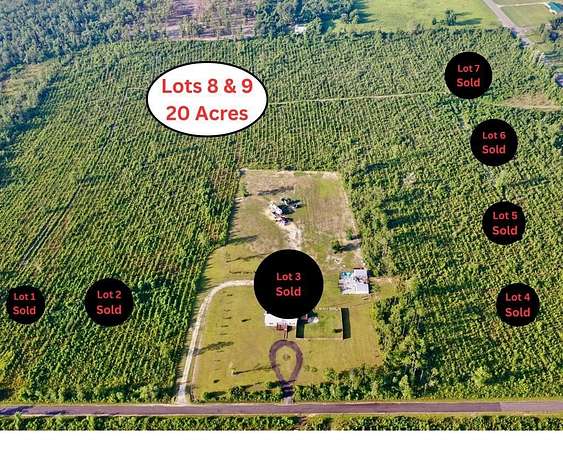 20 Acres of Recreational & Residential Land for Sale in Wewahitchka, Florida