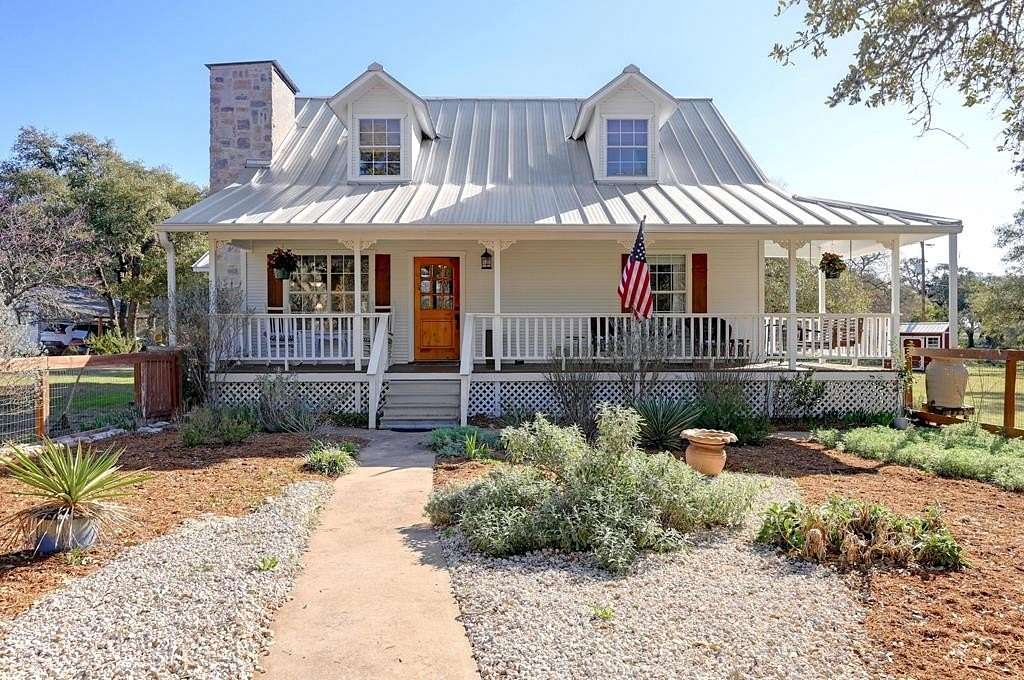 3 Acres of Residential Land with Home for Sale in Blanco, Texas