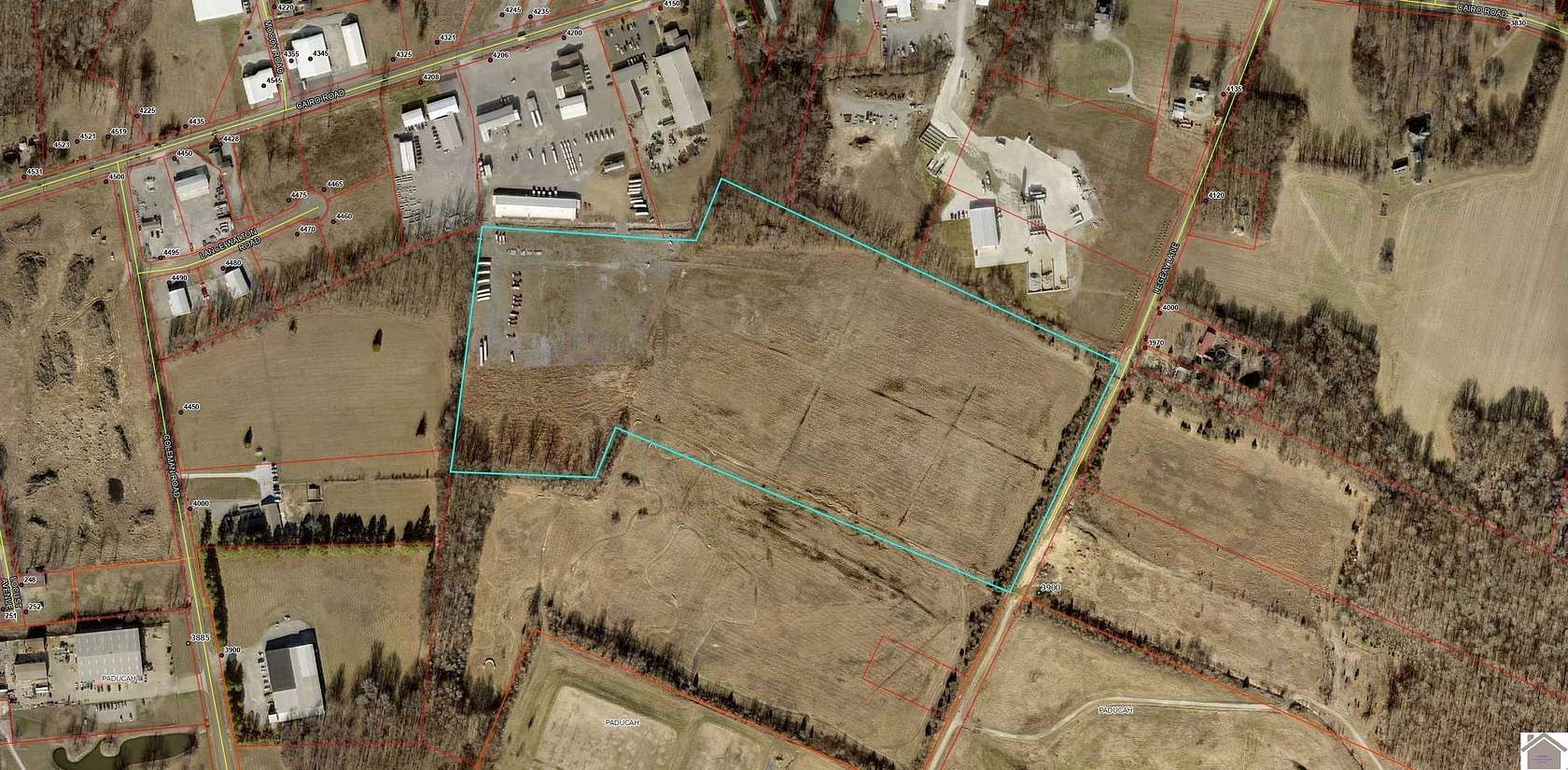 35.3 Acres of Commercial Land for Sale in Paducah, Kentucky