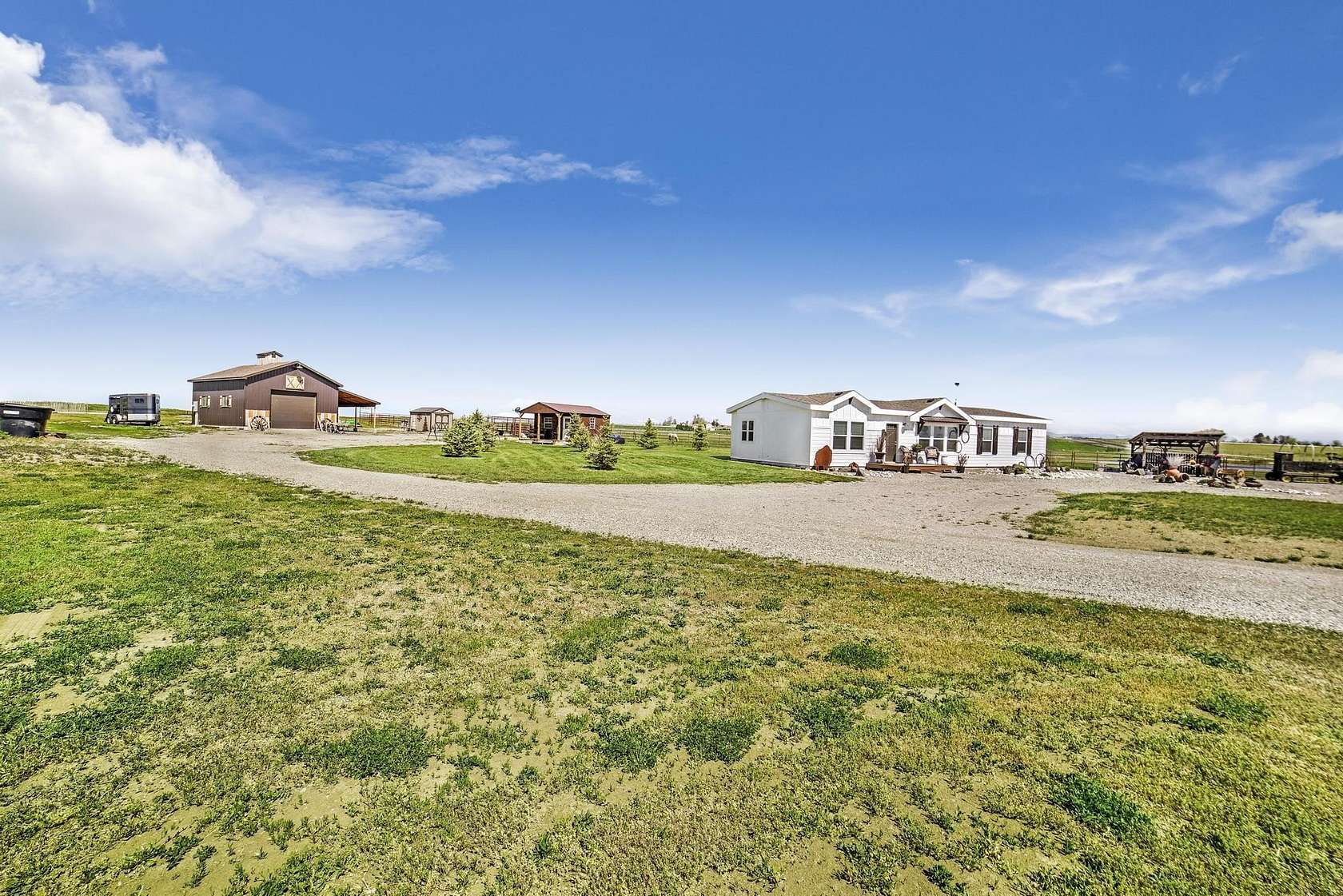 5.3 Acres of Residential Land with Home for Sale in Richfield, Idaho