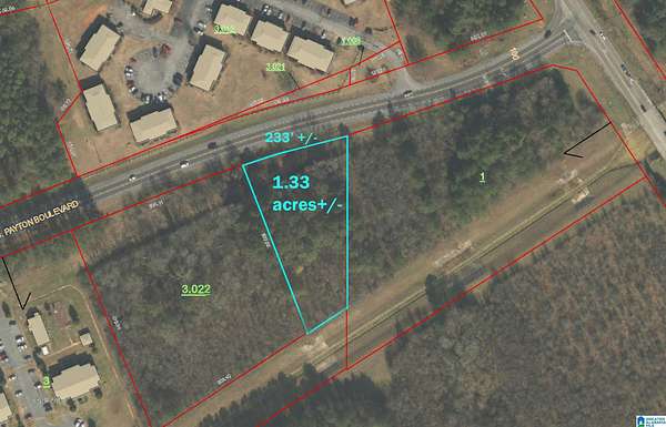 1.33 Acres of Land for Sale in Sylacauga, Alabama