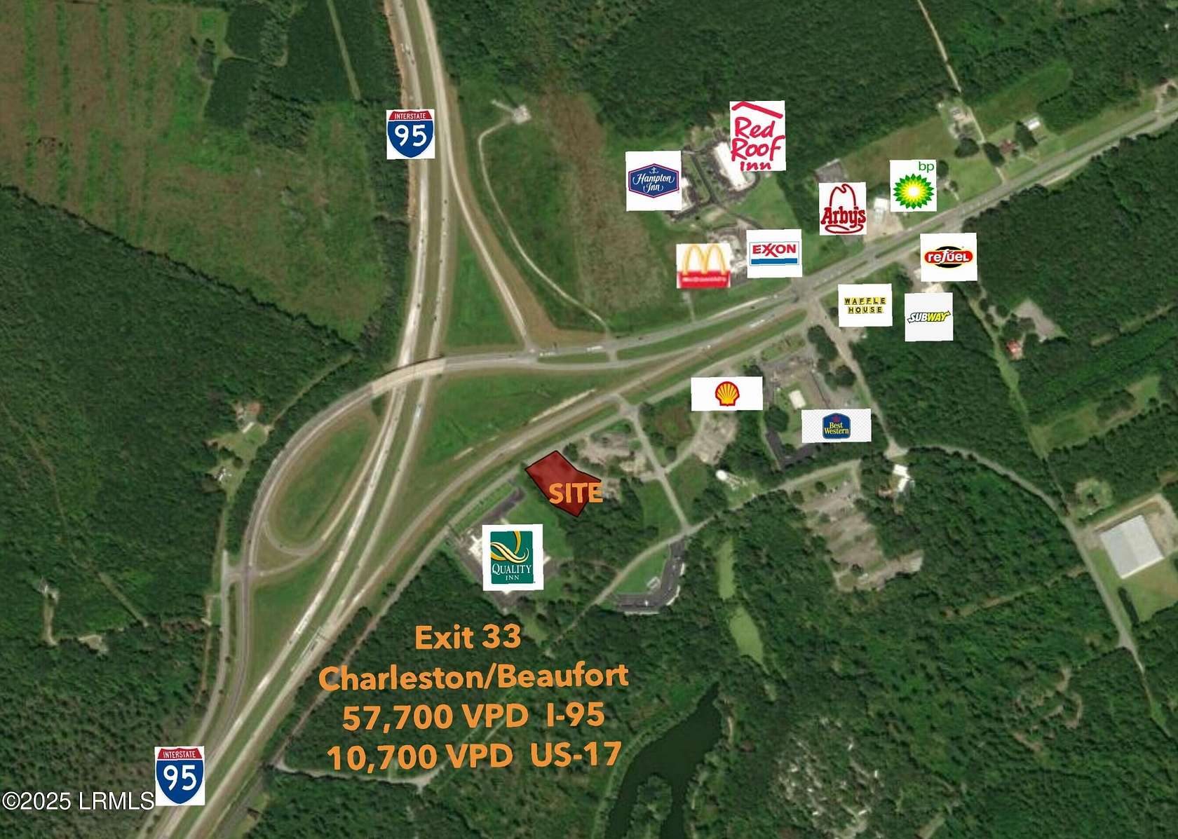 1.24 Acres of Commercial Land for Lease in Garnett, South Carolina