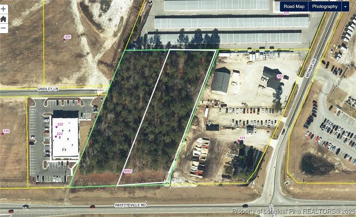 1.23 Acres of Commercial Land for Sale in Raeford, North Carolina