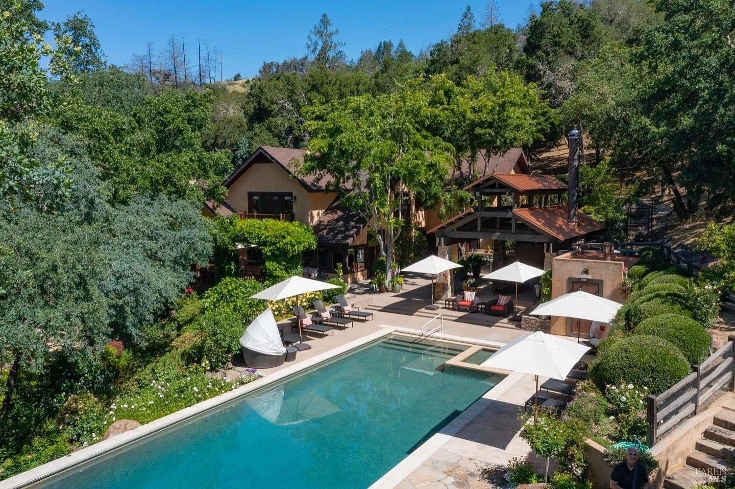 6 Acres of Residential Land with Home for Sale in St. Helena, California