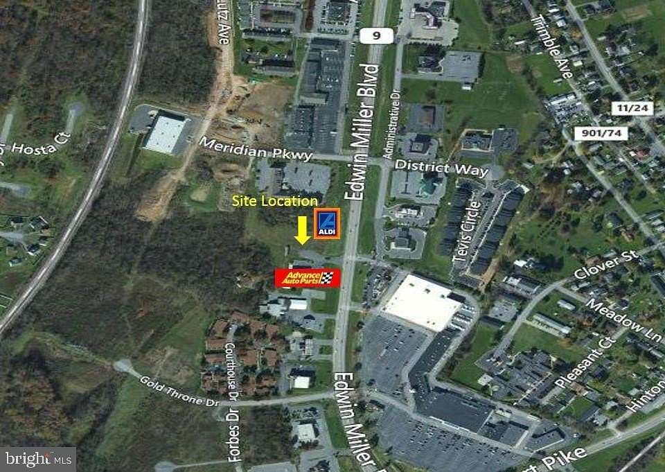 11 Acres of Commercial Land for Sale in Martinsburg, West Virginia