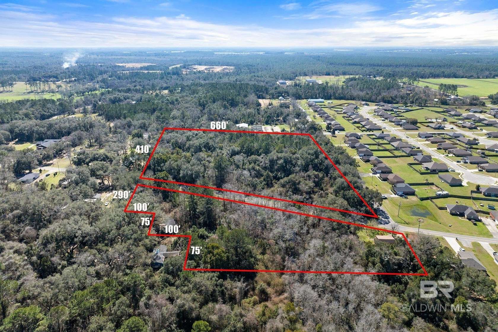 8.68 Acres of Residential Land for Sale in Loxley, Alabama