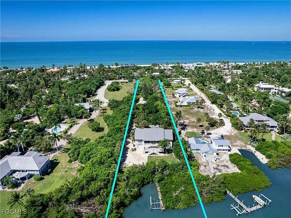 2.3 Acres of Residential Land with Home for Sale in Captiva, Florida