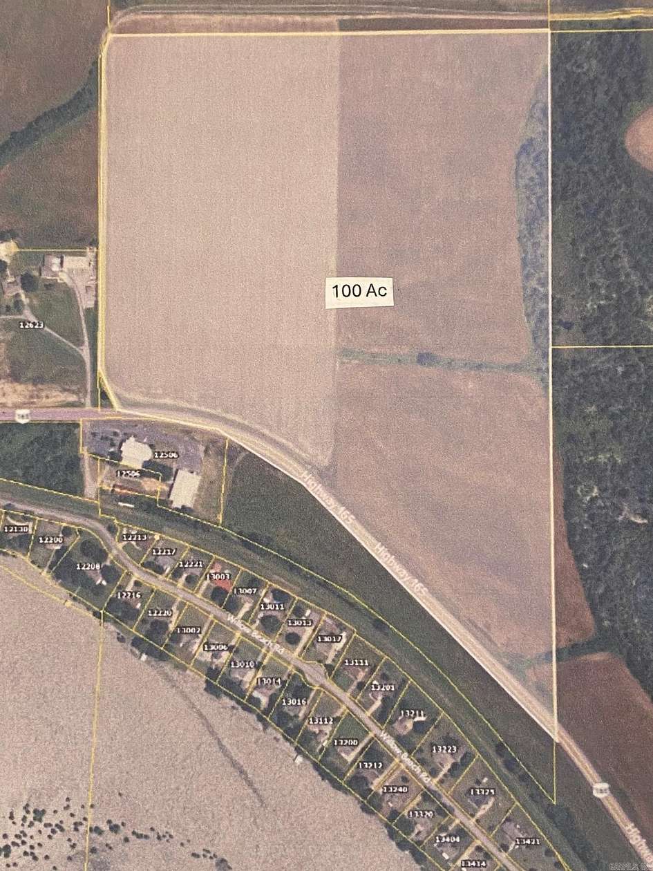 100 Acres of Land for Sale in North Little Rock, Arkansas