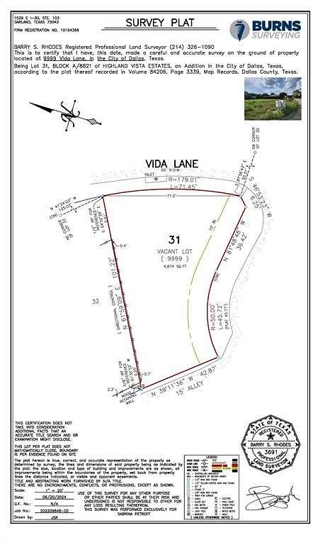 0.12 Acres of Land for Sale in Dallas, Texas