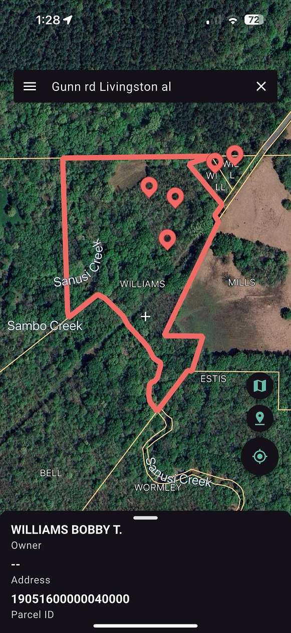 17 Acres of Land for Sale in Livingston, Alabama