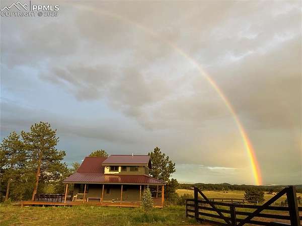7.53 Acres of Residential Land with Home for Sale in Guffey, Colorado