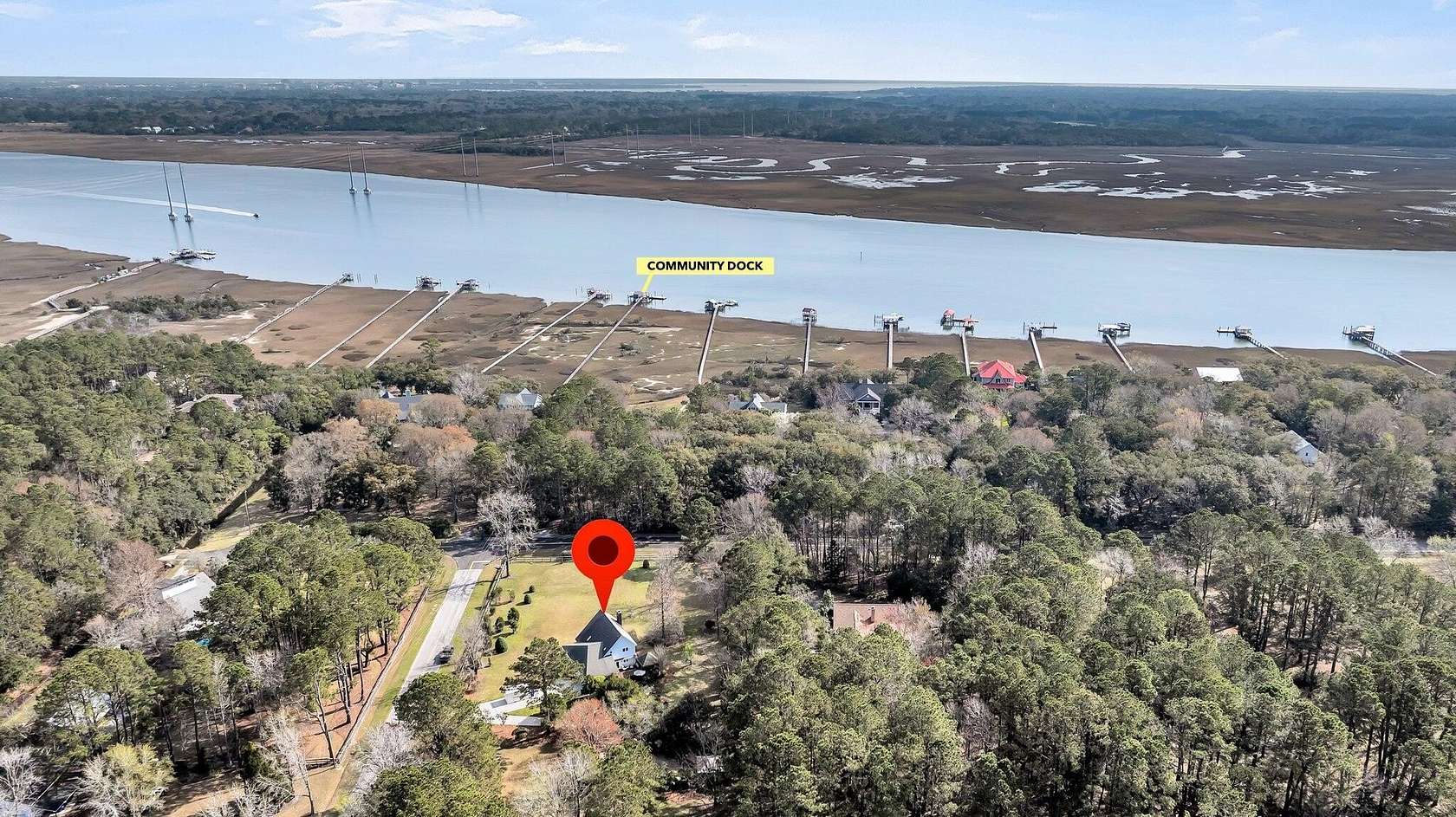 2 Acres of Residential Land with Home for Sale in Johns Island, South Carolina