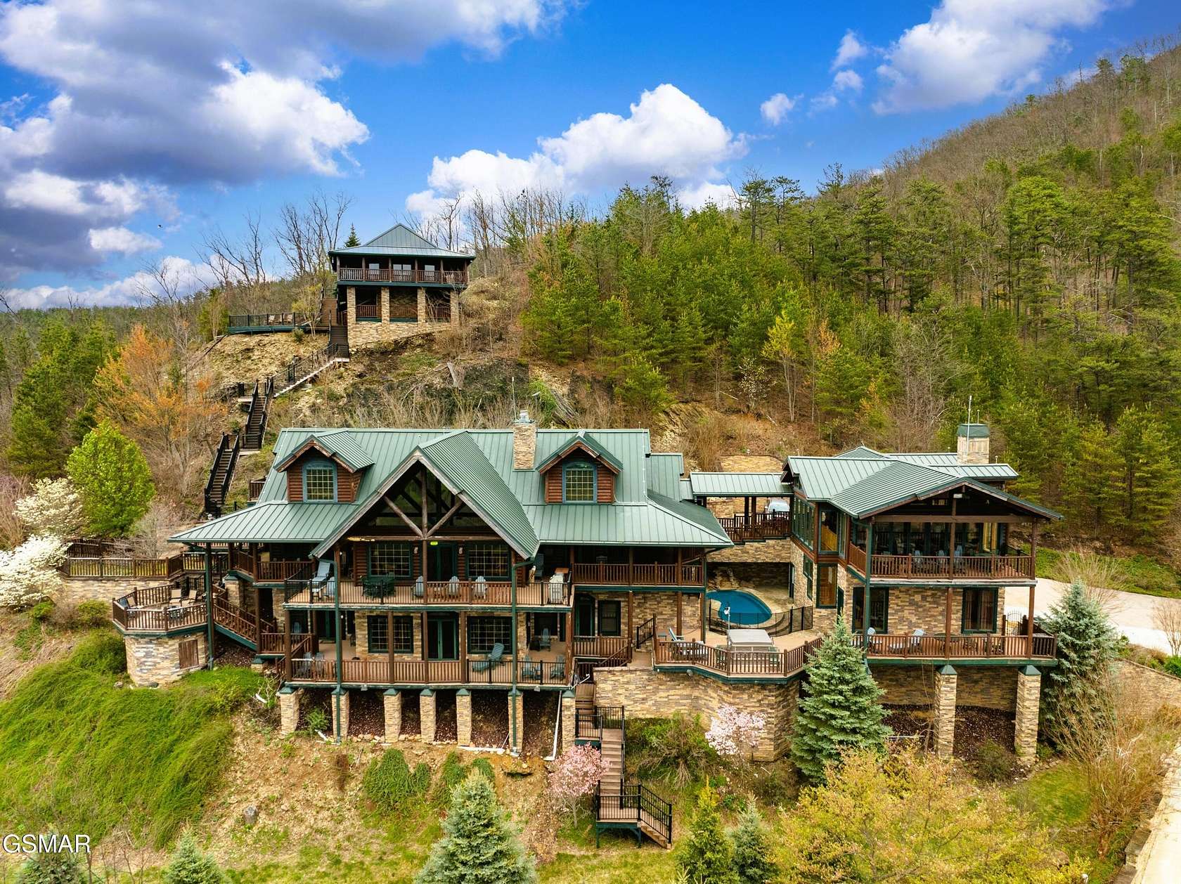 24 Acres of Land with Home for Sale in Sevierville, Tennessee