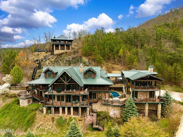 24 Acres of Land with Home for Sale in Sevierville, Tennessee