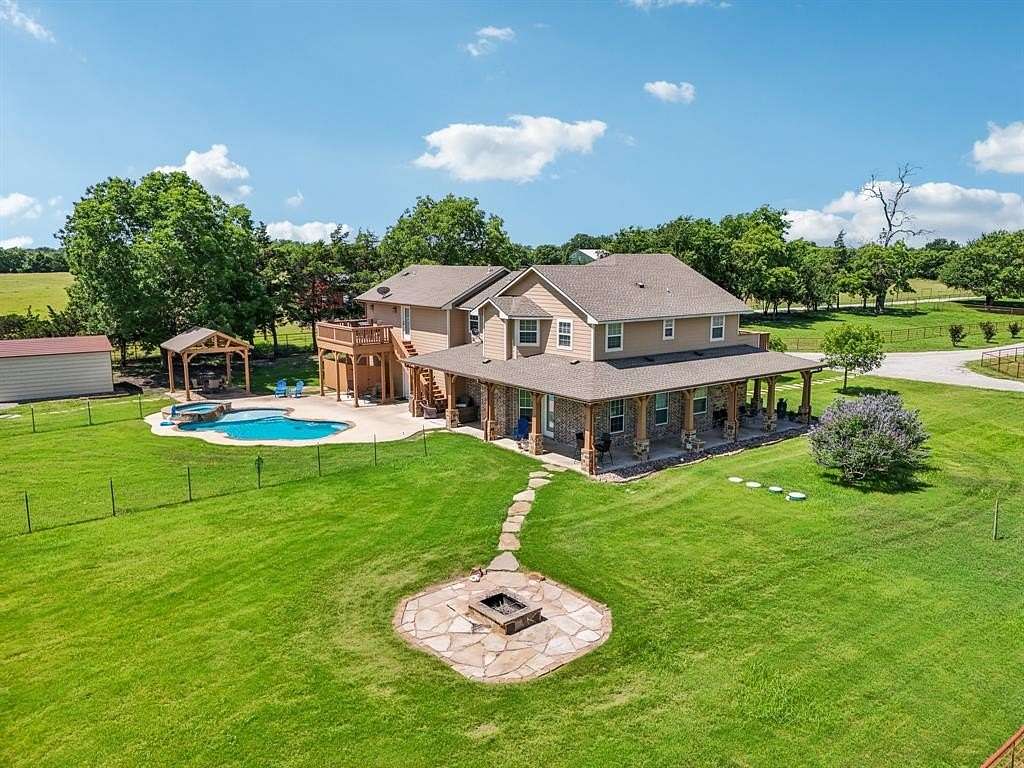 72.7 Acres of Land with Home for Sale in Trenton, Texas