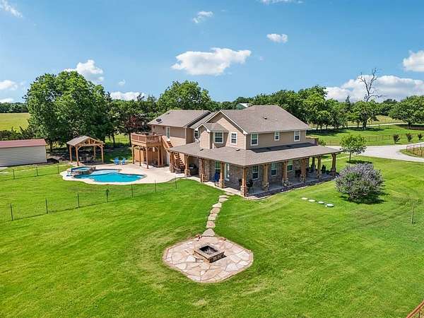 72.7 Acres of Land with Home for Sale in Trenton, Texas