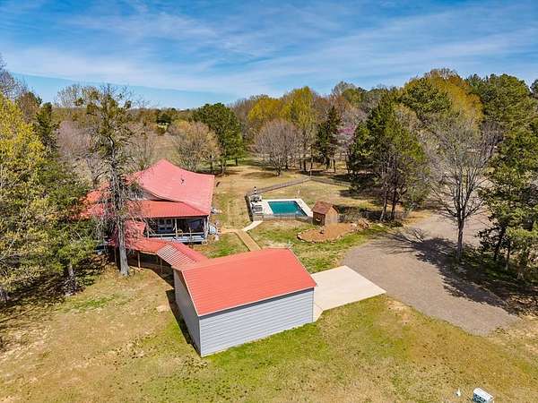7.9 Acres of Land with Home for Sale in Batesville, Mississippi