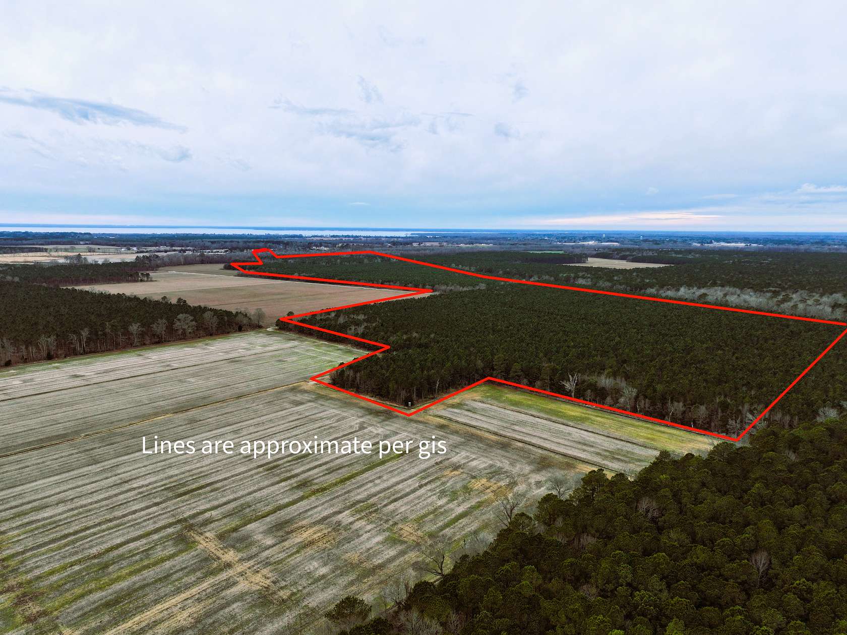 192 Acres of Recreational Land & Farm for Sale in Edenton, North Carolina