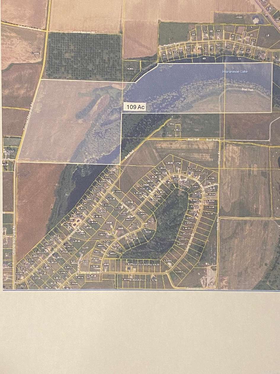 109 Acres of Land for Sale in North Little Rock, Arkansas