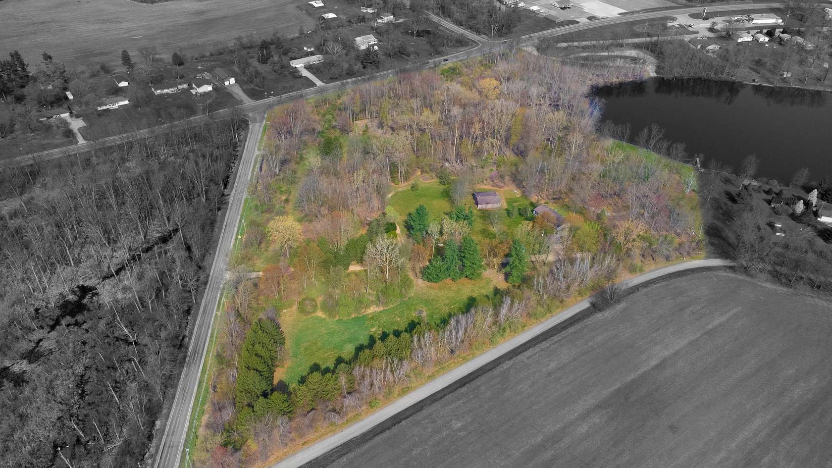 18.1 Acres of Recreational Land with Home for Sale in Sturgis, Michigan