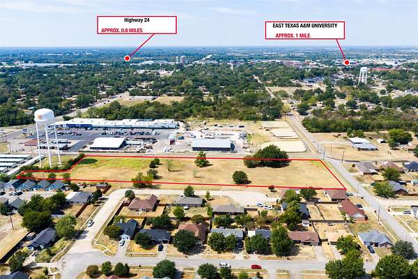4.82 Acres of Mixed-Use Land for Sale in Commerce, Texas